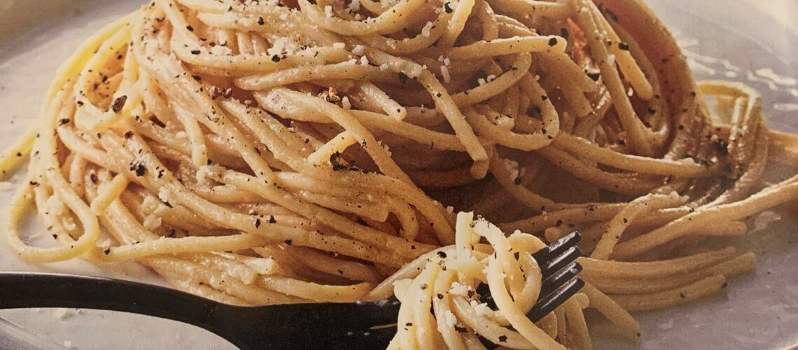 Cacio e Pepe (Cheese and Pepper Pasta)