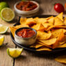 Fresh Mexican Salsa and Homemade Taco Chips