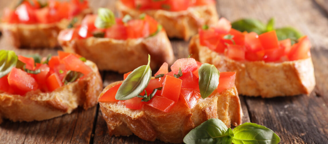 Bruschetta with Balsamic Glaze