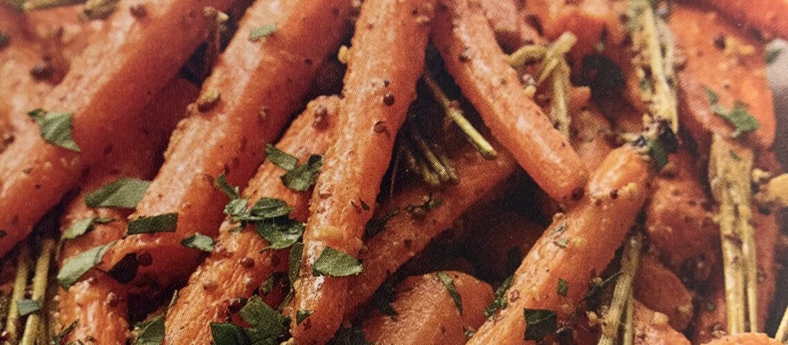 Roasted Carrots with Honey Mustard